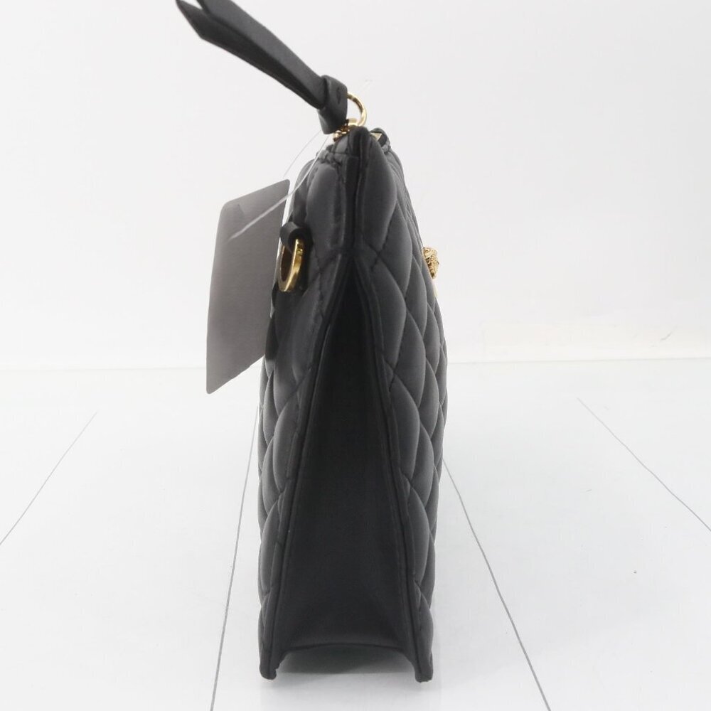 Authentic Versace Quilted Lambskin Leather Pouch and Crossbody - Picture 5 of 17